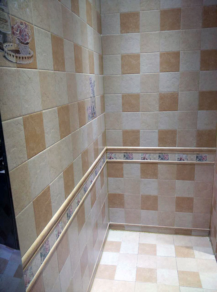 Z6官网仿古砖留缝实景图