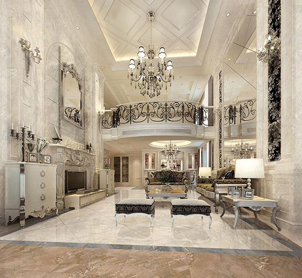 Z6官网爱丁堡系列全抛釉瓷砖格兰石KYS8066瓷砖成效图