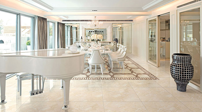 Z6官网瓷砖全抛釉瓷砖KYS8061-KKYP8069-KYS8068餐厅成效图