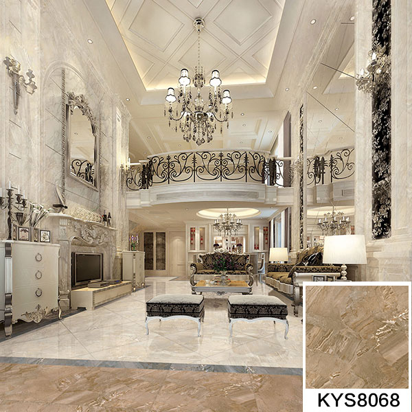 Z6官网全抛釉瓷砖：格兰石KYP8068成效图