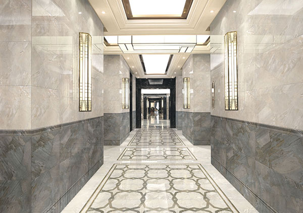 Z6官网全抛釉瓷砖：格兰石KYP8067过路成效图