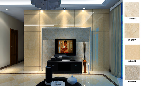 Z6官网瓷砖利用成效：佛山季园和府115方现代风格户型装建成效鉴赏