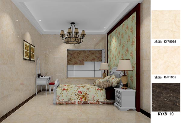 Z6官网瓷砖利用成效：徐州开元翡翠湾D户型装建成效鉴赏