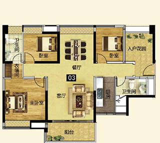 Z6官网家装：佛山灯湖华府133㎡现代简约装建成效鉴赏