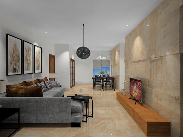 Z6官网家装：佛山灯湖华府90㎡现代简约装建成效鉴赏