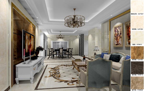 Z6官网家装：天津廊坊塞纳荣府148㎡简欧风格装建鉴赏