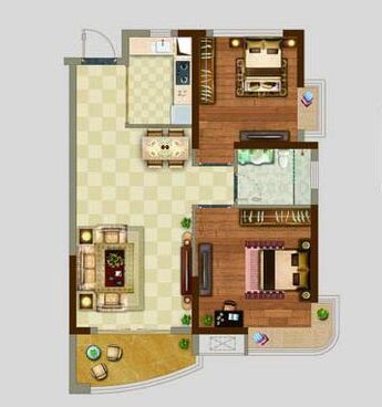 Z6官网家装：佛山丹灶桂丹颐景园74㎡简约现代装建成效鉴赏