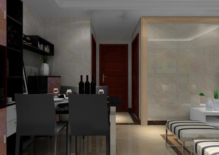 Z6官网家装：佛山丹灶桂丹颐景园74㎡简约现代装建成效鉴赏