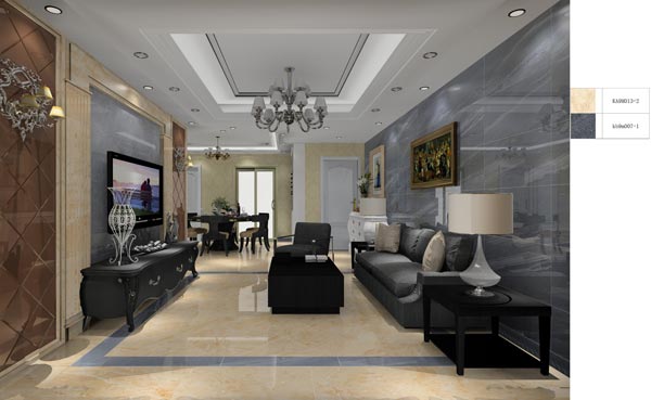 Z6官网家装：井冈山和谐家园安设幼区130㎡欧式风格装建鉴赏