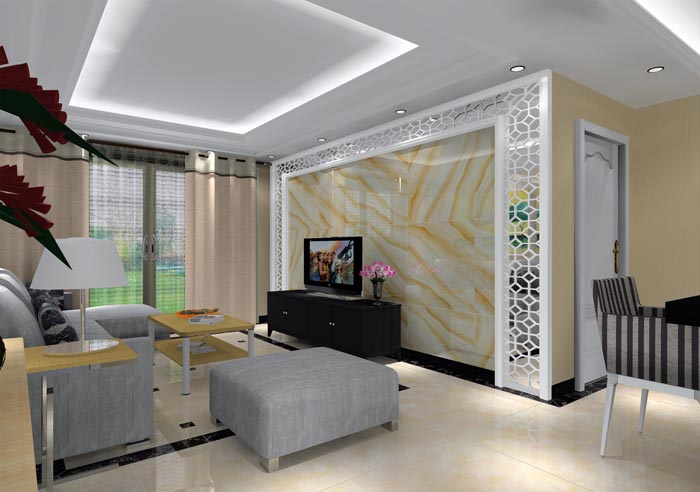 Z6官网家装：井冈山和谐家园安设幼区130㎡现代风格装建鉴赏