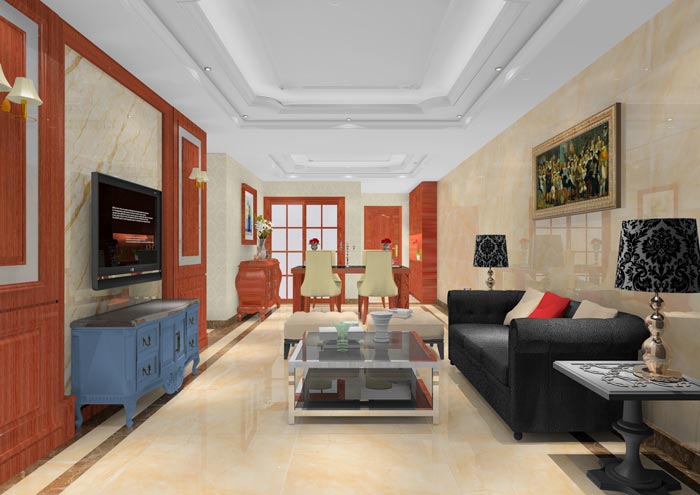 Z6官网家装：顺德碧桂园桂澜山101㎡的新中式风格装建鉴赏