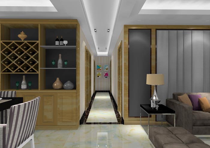 Z6官网家装：佛山龙湖春江名城113㎡的简约现代风格装建鉴赏