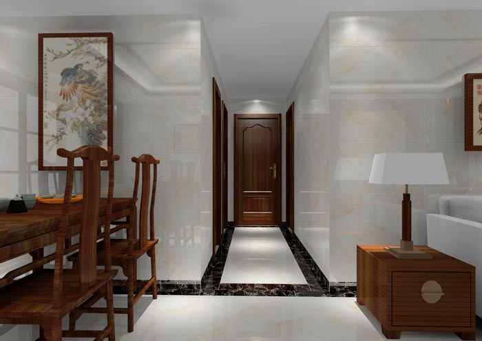 Z6官网家装：佛山龙湖春江名城98㎡的中式风格装建鉴赏