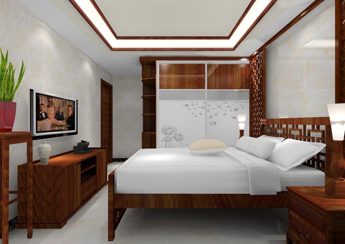 Z6官网家装：佛山龙湖春江名城98㎡的中式风格装建鉴赏