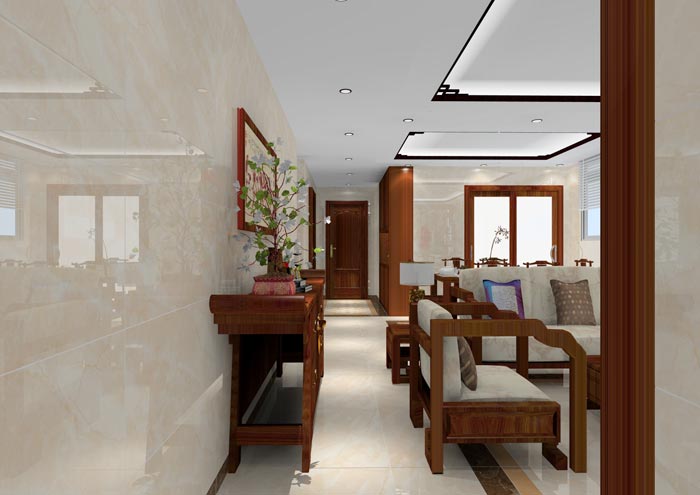 Z6官网家装：佛山龙湖春江名城120㎡的中式风格装建鉴赏