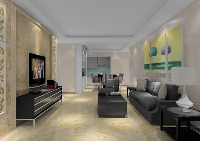 Z6官网家装：佛山佛山容桂颐澳花圃100㎡的现代风格装建鉴赏