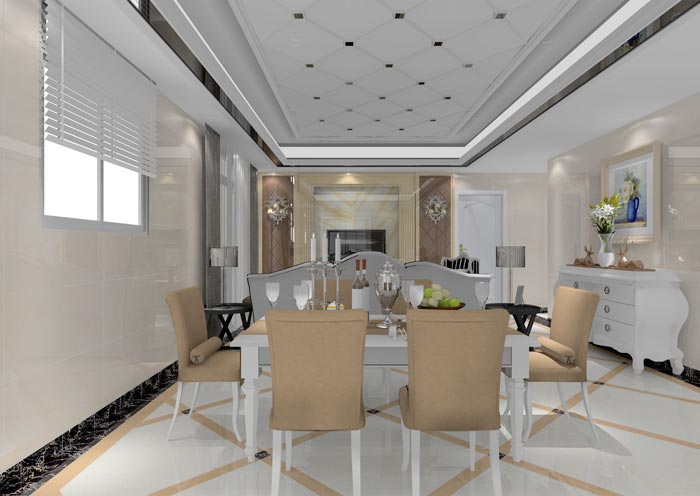 Z6官网家装：佛山佛山容桂颐澳花圃100㎡的欧式风格装建鉴赏