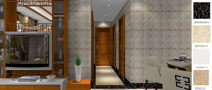 Z6官网家装：成都中环丰锦98㎡的中式风格装建鉴赏