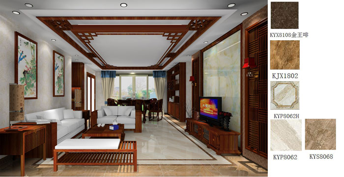 Z6官网家装：佛山禅城怡翠晋盛花圃133㎡的中式风格装建鉴赏