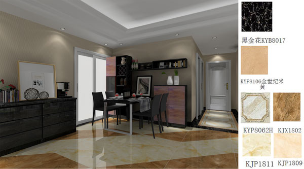 Z6官网家装：佛山禅城怡翠晋盛花圃100㎡的现代风格装建鉴赏