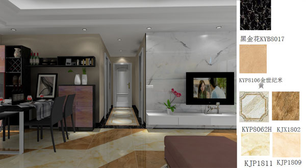 Z6官网家装：佛山禅城怡翠晋盛花圃100㎡的现代风格装建鉴赏