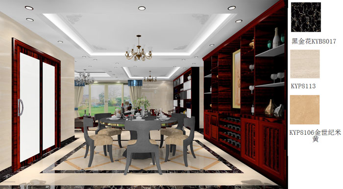 Z6官网家装：佛山禅城怡翠晋盛花圃196㎡的欧式风格装建鉴赏