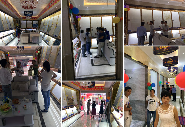 陶瓷一线品牌Z6官网瓷砖都昌店周年庆签单不休，喜报来袭