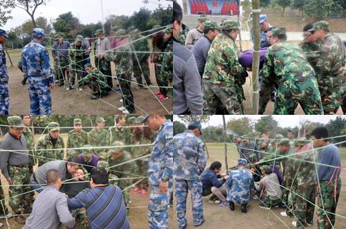 Z6官网在广州黄埔军校进行军事拓展特训
