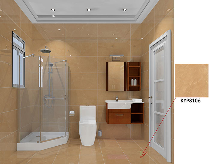 大沥碧桂园·华府装建案例浴室成效图