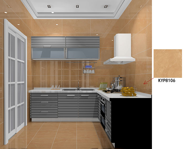 大沥碧桂园·华府装建案例厨房成效图