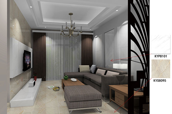 大沥碧桂园·华府装建案例客厅成效图